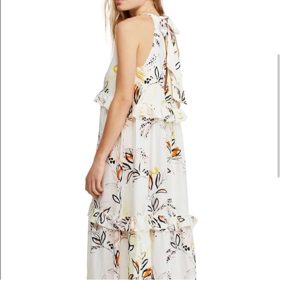 NWT Free People Anita Floral Maxi Dress - Picture 2 of 9